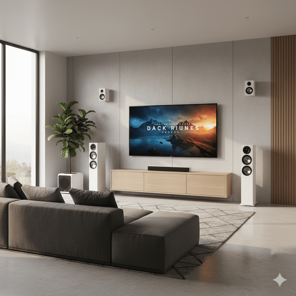 Elevate Your Movie Nights: The Ultimate Guide to Wireless Home Theater Systems 1 livingroom wireless setup
